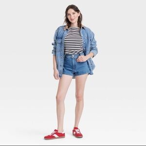 High-Rise Sailor Shorts from Universal Thread™ - NWT sz12 medium wash
